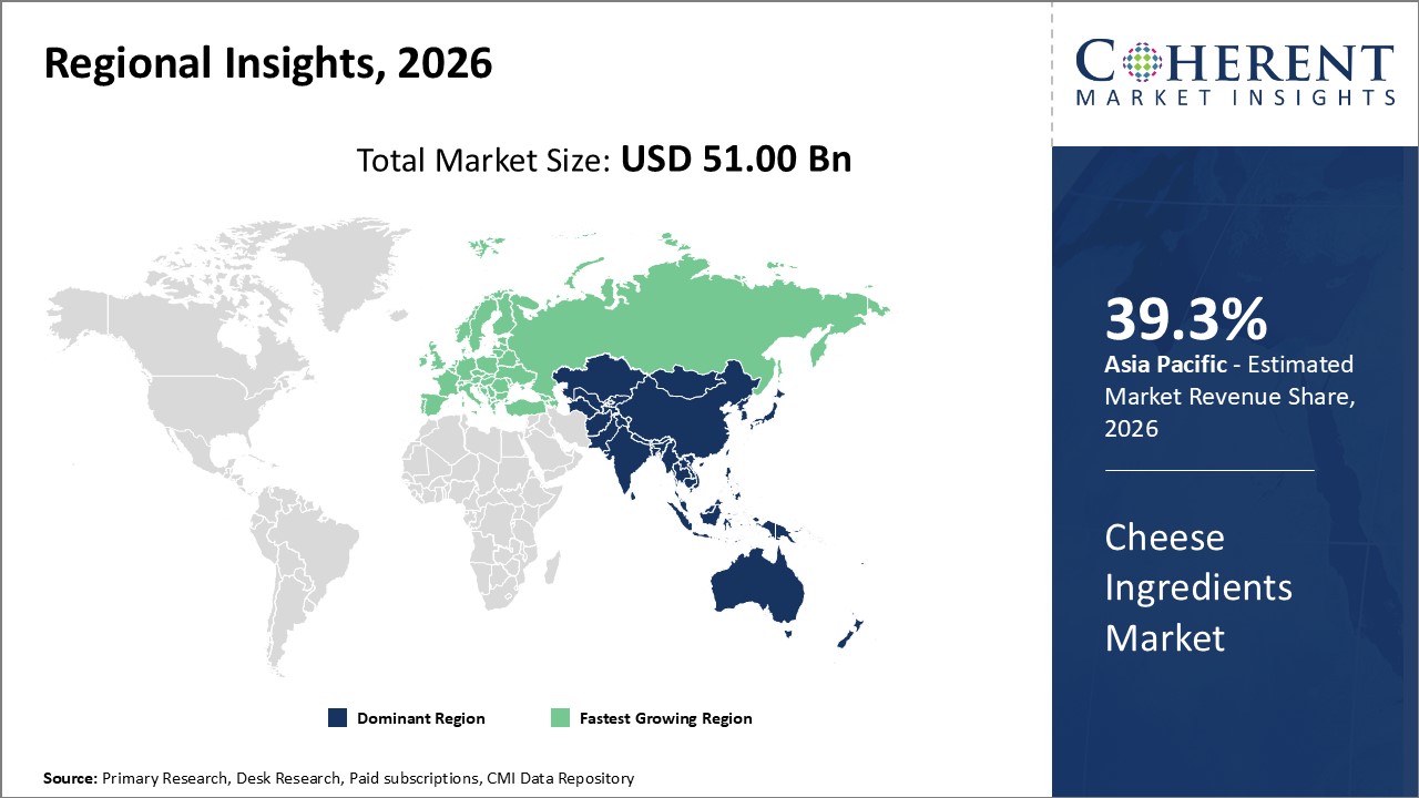 Cheese Ingredients Market By Regional Insights