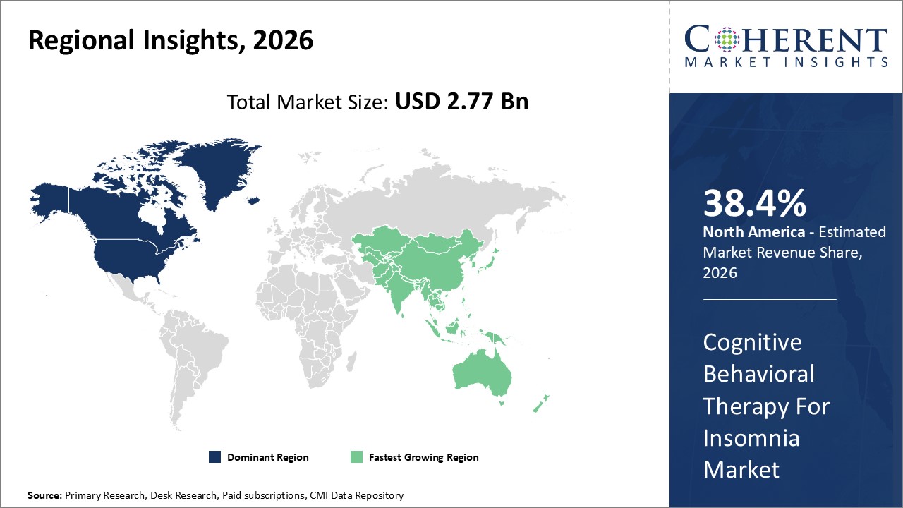 Cognitive Behavioral Therapy For Insomnia Market By Regional Insights