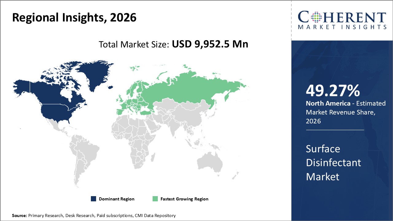 Surface Disinfectant Market By Regional Insights